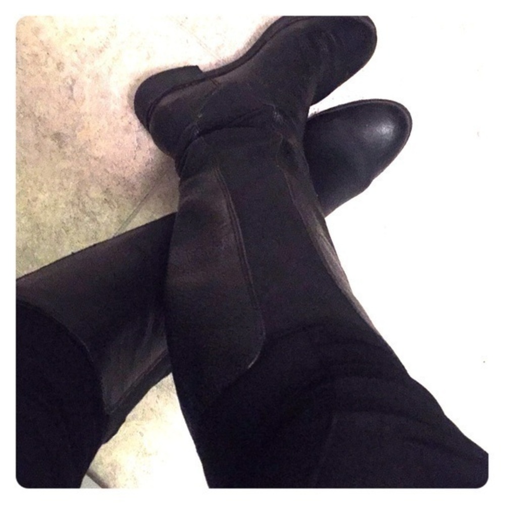 Tall black boots! Cole Haan for Nike knee high boots